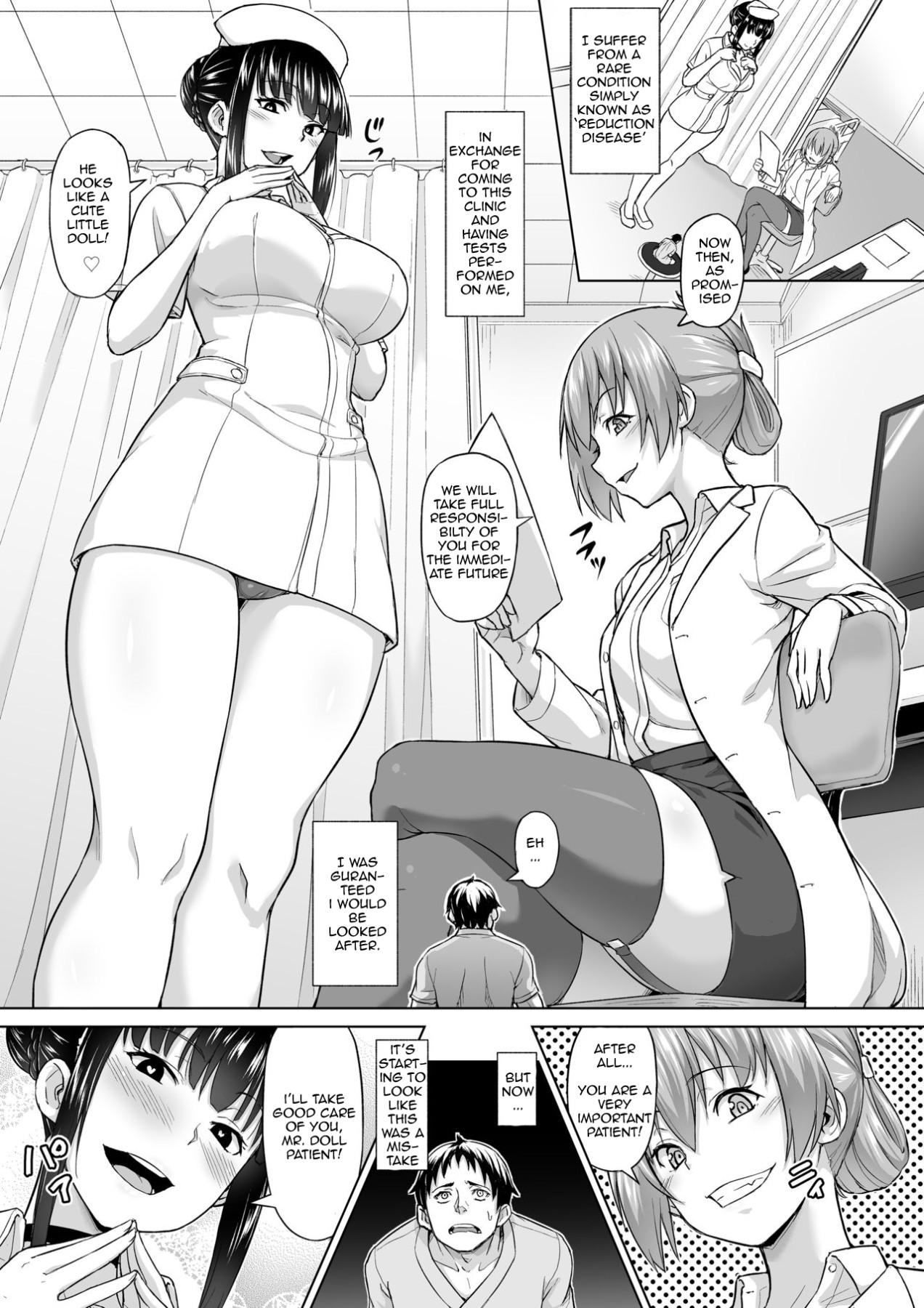 Hentai Manga Comic-Shrinking Disease-Read-1